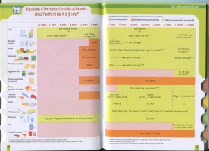 Le tableau à "respecter" du carnet de santé.  Ca vous dit quelque chose ?