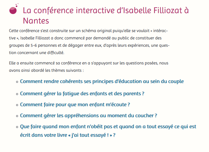 conference Filliozat