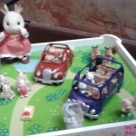 Sylvanian Family prêt à partir en voyage